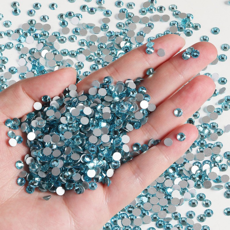 Beadsland Flatback Rhinestones Bulk,14400pcs Red Rhinestones for Nails Crafts Clothes