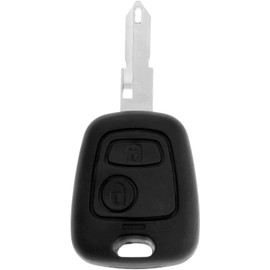 Bowarepro Uncut Blade 2 Button Remote Key Shell Case for Peugeot 106 206 306 307 405