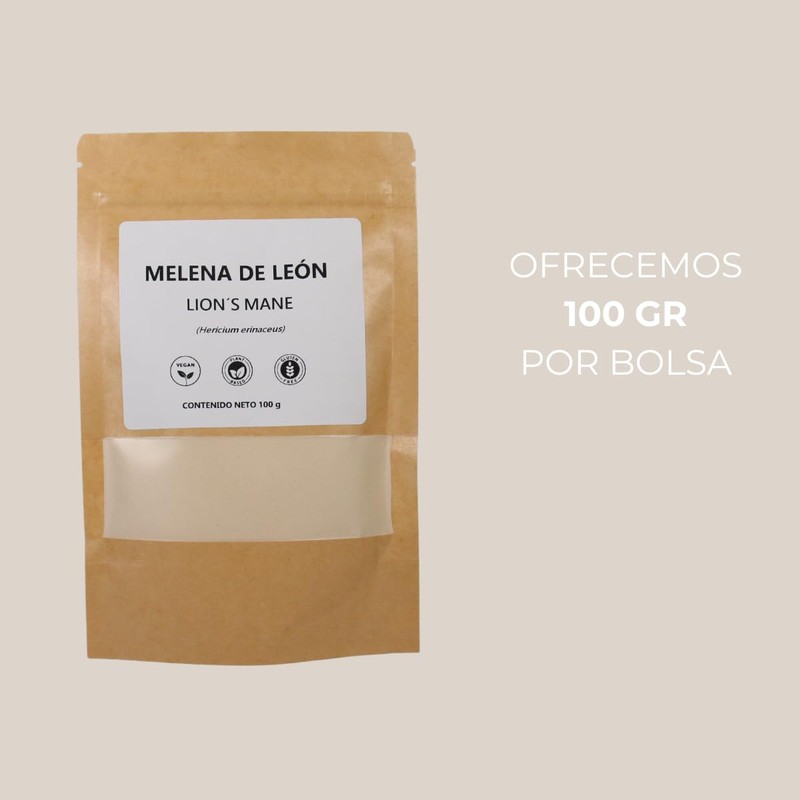 Pharmadan - Melena de León en Polvo - Nootropico Natural