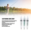 3Pcs Underwater Fishing Light LED Plastic Disposable Bait Lure Lamp