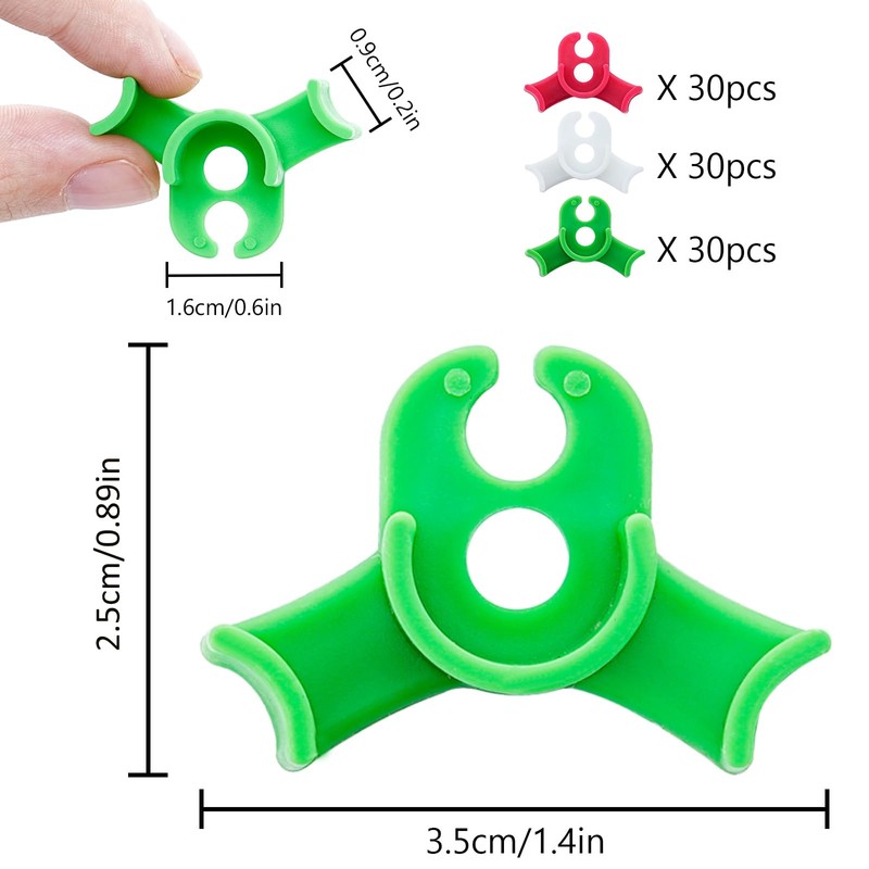 90 Pcs Plant Training Clips, Plastic Low Stress Training Clips,