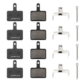Bynccea Brake Pads 4 Pairs Bicycle Disc Brake Pads for Shimano B01S, B03S Tektro/TRP