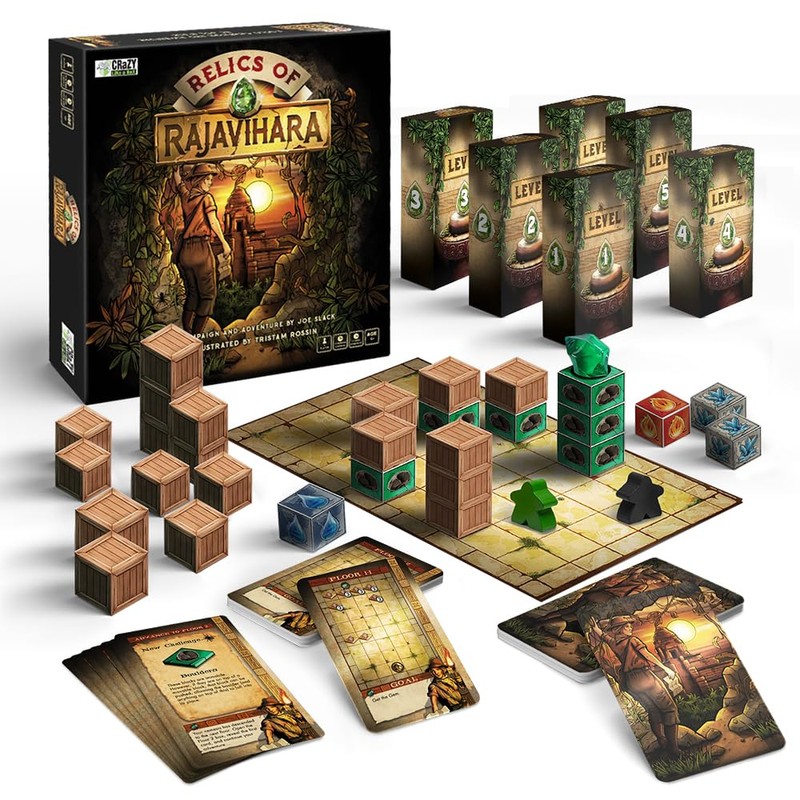 Crazy Like a Box Relics of Rajavihara – Solo Puzzle