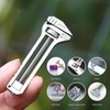 2PCS Mini Multitool Wrench Adjustable Compact Multifunctional Bottle Opener Wrench