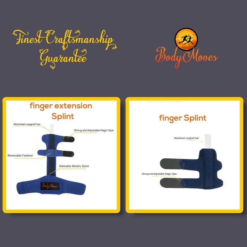 BodyMoves Finger splint and Finger extension splint trigger finger mallet