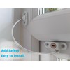 2 PCS Window Restrictors WODSTA Window Locks Child Safety with