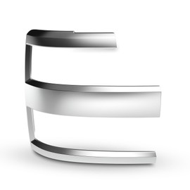 AUTOWIKI Headlamp Chrome Trim Bezel for 2015 2016 2017 2018 2019 Chevy Silverado 2500 HD/3500 HD, Chrome Headlight Trim Bezel Cover, Pickup Truck Chrome Finish Replacement Assembly, Passenger Side