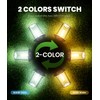 BITPOTT Solar Lights Outdoor Waterproof, 8 Pack Solar Pathway Lights