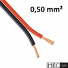 5-100 m LED Cable Twin Braid 2 x 0.50 mm²