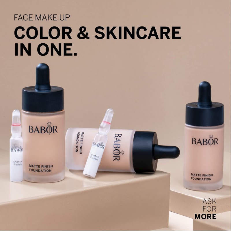 BABOR MAKE UP Matte Finish Foundation, Light & Mattifying Foundation
