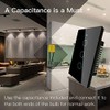 MoesGo Interruptor inteligente 2ª generación WiFi RF433 Smart Touch Wall