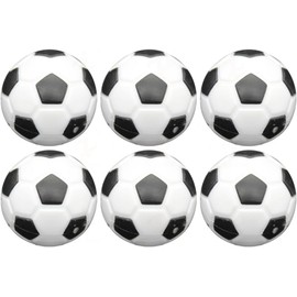 Labriciyon 6 Pcs Foosball Table Balls Foosball Accessory Replacements 23mm Foosball Table Accessory Replacements Table Soccer Foosballs for Standard Foosball Tables for Home Recreation (23mm)