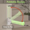 Flip Up Grab Bar, Luminous Assist Handle for Wall/Doorway/Stairs, Bathroom