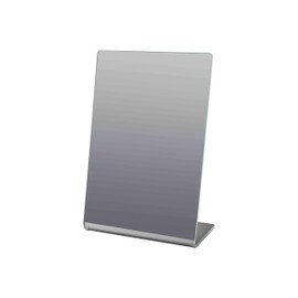 Marketing Holders 2 Pack Acrylic Mirror Slant Back Counter Top 4 x 6 Inches Jewelry Shop Hair Salon Travel Vanity or Desk Makeup Mirrors