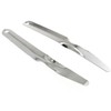 E-outstanding 2PCS Stainless Steel Flat Staplers Puller, Staple Remover Tools,