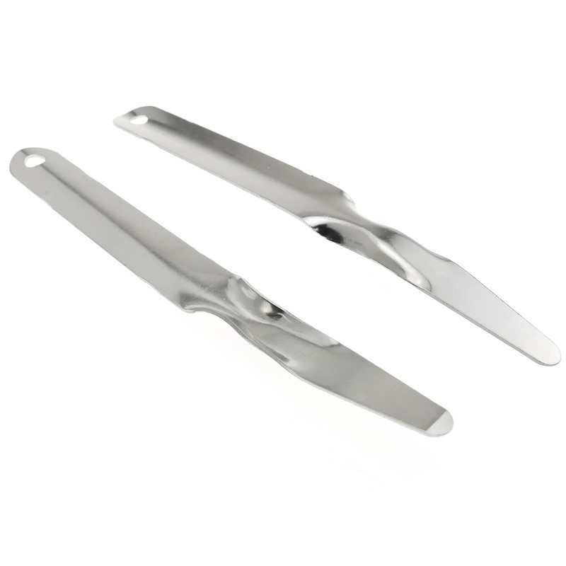 E-outstanding 2PCS Stainless Steel Flat Staplers Puller, Staple Remover Tools,