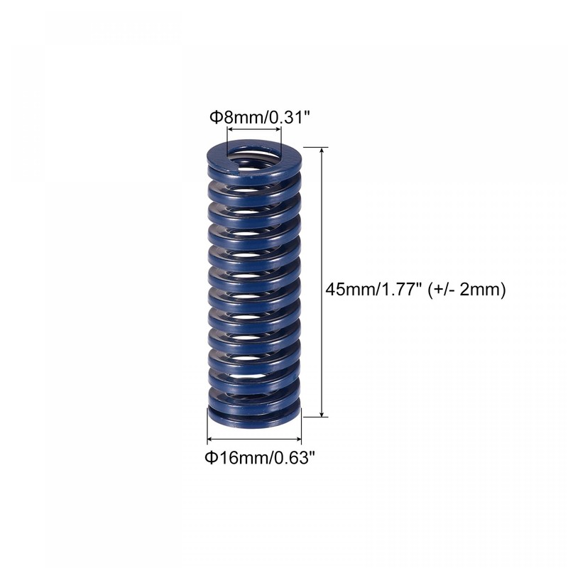 sourcing map Tool Spring Compression Springs 16 mm Outer Diameter