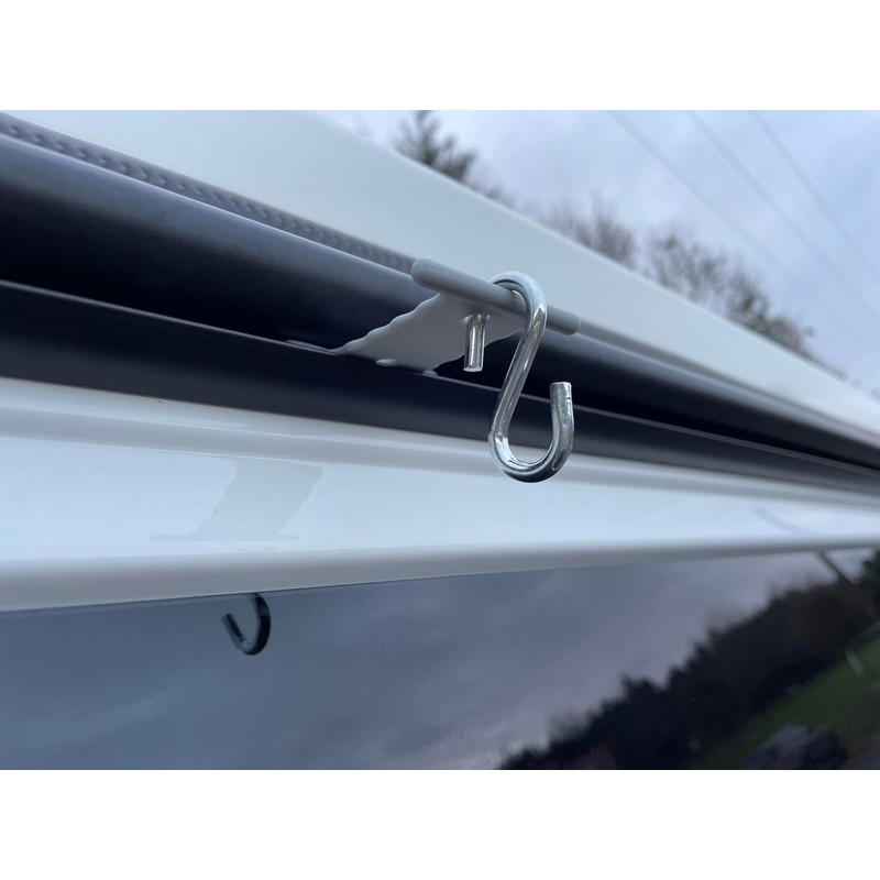 OLPRO Awning rail hangers with S hooks, 6 piece 6mm