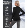 Women's Thermal Athletic Shirts Long Sleeve Compression Baselayer Tops for