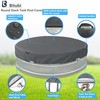 Bitubi 9-10 Ft Steel Round Stock Tank Pool Cover,Upgraded with