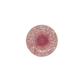 Kaladia Ceramic Grating Plate/Ceramic Slicer - Ideal for Ginger, Parmesan etc. - Speckled Pink - Diameter: 12 cm - Handmade & Hand Painted - Made in Spain