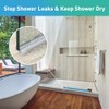Shower Door Bottom Seal - 2 Pack for Frameless Glass