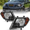 MAYELLO For 2009-2021 Nissan Frontier Truck Black Headlights Headlamps Left