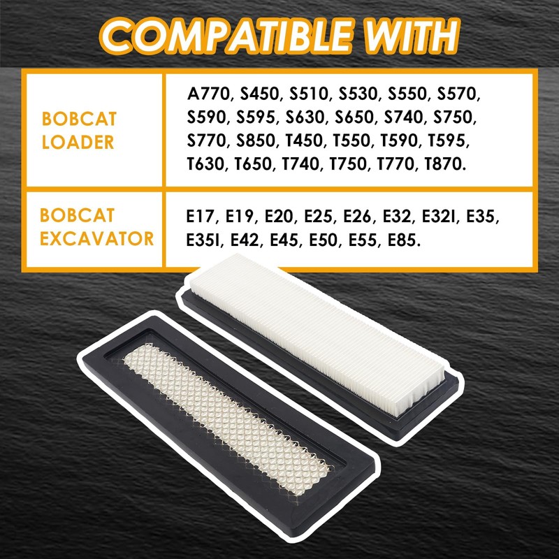 7176099 Cab Air Filter Compatible with Bobcat Loader T630 A770