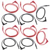 5 Set Banana Plug Test Lead 4mm Right Angle Straight