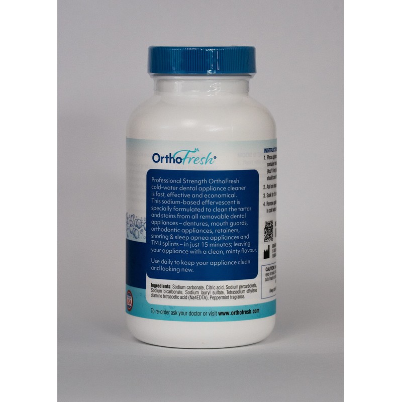 OrthoFresh Professional Cold Water Dental Appliance Cleaner