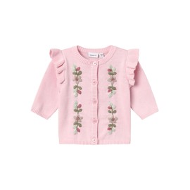NAME IT Girl's Long-Sleeved Cardigan, Parfait Pink
