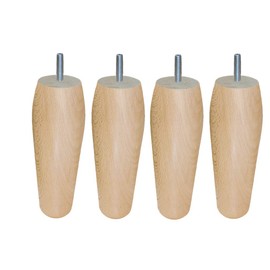 Margot Atelier Artists-Olive Wood Slatted Base Feet Natural Varnished 5.5 x 5.5 x 18 cm