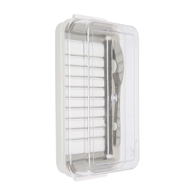 Stainless Steel Butter Cutter Box Cheese Storage Container with Transparent