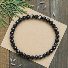 Unbranded 4mm Orca Agate Beaded Bracelet Healing Protection Women Stretch Bracelet Gift