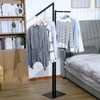 Ripeng 2 Way Clothing Rack with Straight and Slant Arms