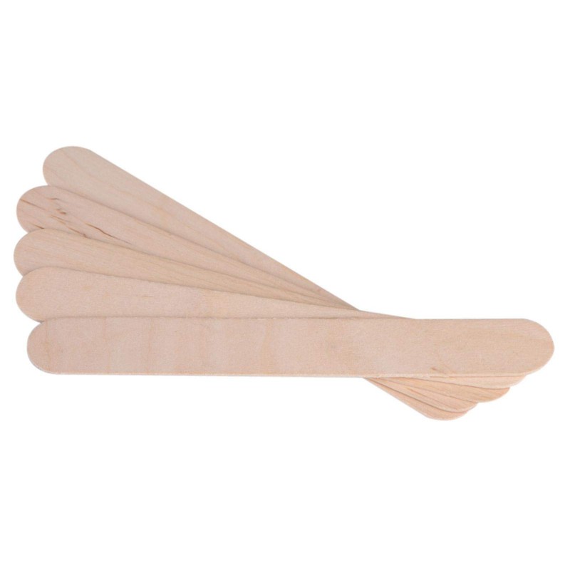 Rotekt 100Pcs / Bag Waxing Stick Spatula Aplicador Espátula de