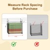 Lyuwanxian 4-Tier Hanging Closet Organizer with 360°Rotating Hooks – Foldable