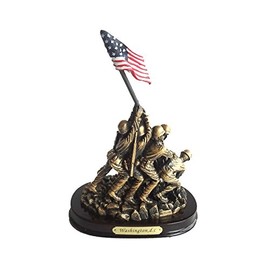 Washington DC Us Marine Corps War Memorial Figurine: The Iwo Jima Memorial (8")