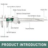 Electronic Digital Vernier Caliper Measuring Tool, IP54 Waterproof Electronic Micrometer