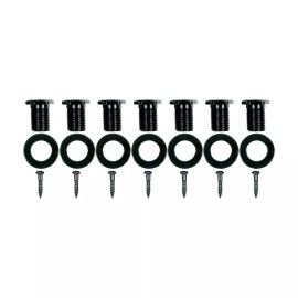 GOTOH NEW Gotoh SG381-M07 MGT 7 in Line Locking Tuners Set NON-Staggered Ivory - BLACK