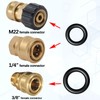 PAGOW 40 Pack O-Rings Power Pressure Washer Replacement for 1/4