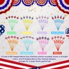 Potchen 80 Pcs Patriotic Crazy Silly Straws Bulk 4th of