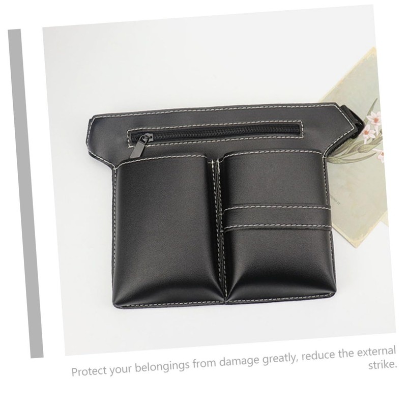 Healvian Hairdressing Waist Bag Organizer for Stylists Pu Tool Holder