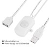 LED Infrared Motion Sensor, 4A DC 5-24V Automatic Switch 120