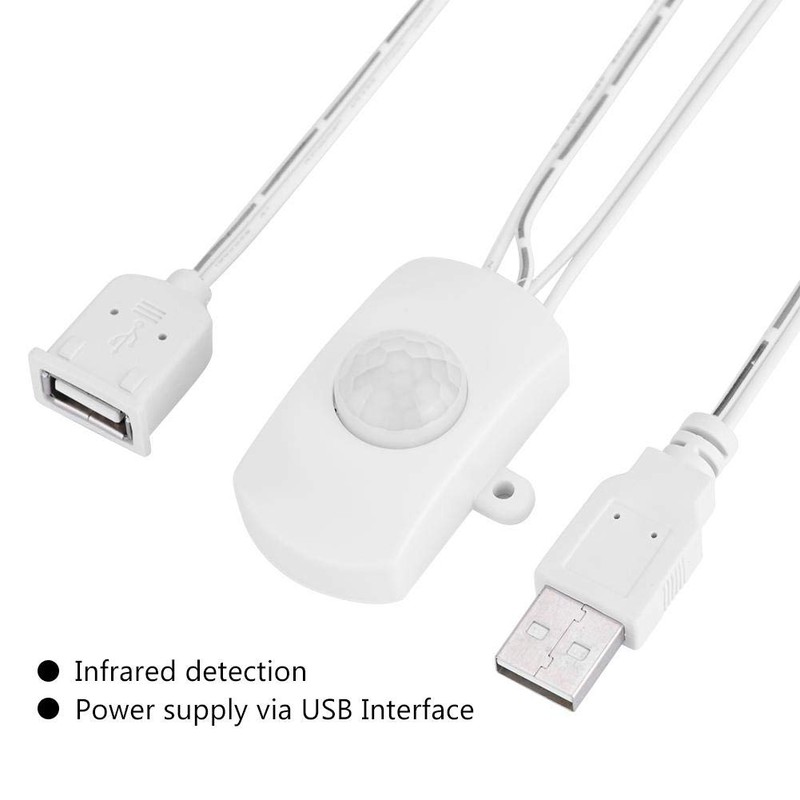 LED Infrared Motion Sensor, 4A DC 5-24V Automatic Switch 120