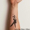 'Dancing Man' Temporary Tattoo - Water Resistant, Skin-Safe, Non-Toxic Transfer