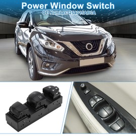 A ABSOPRO Power Window Switch No.254015AB0A Window Control Switch for Nissan Murano 2015-2024 Black