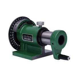 PIAOCAIYIN PF70-5C Indexing Fixture Indexer, Precision Collet Spin Index, Cast Steel Milling Jig, Lathe Grinding Indexing Head Collet Fixtures, Green