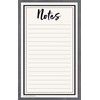 Teacher Created Resources Modern Farmhouse Notepad, Black, White 50 Count