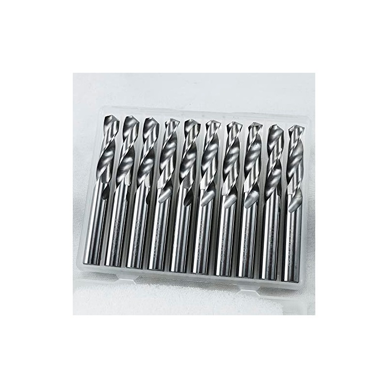 KLOT Industrial Grade 10pcs Solid Carbide Drill Bit 6mm 0.2362"